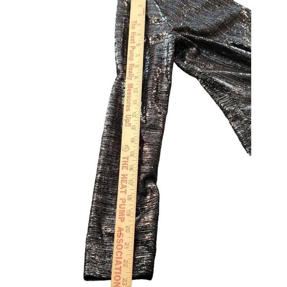 Maggy London Holiday‎ Sequin Dress Women Sz 8 Striped Long Sleeve Designer - Picture 4 of 8